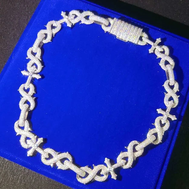 Crucifix Link Chain (Passes the Diamond Tester)