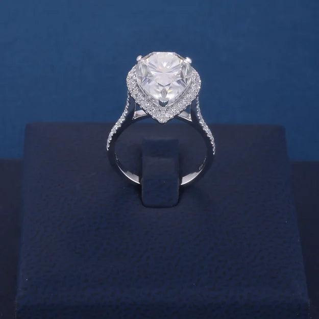 Pear Cut Ring (Passes the Diamond Tester)