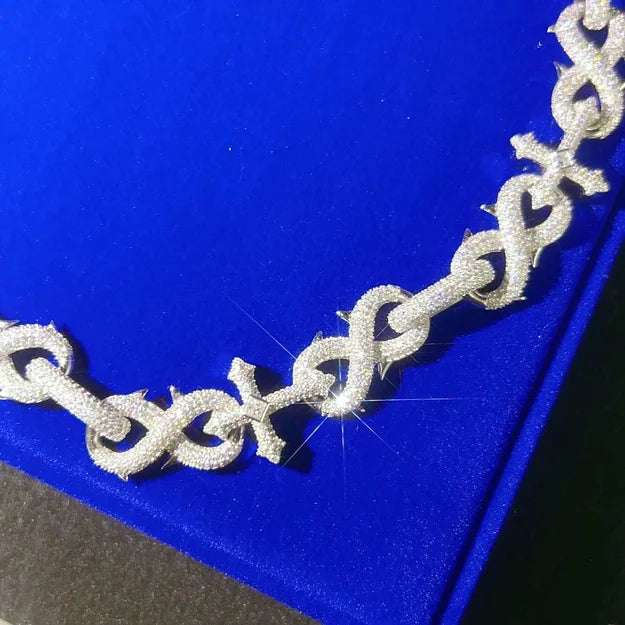 Crucifix Link Chain (Passes the Diamond Tester)