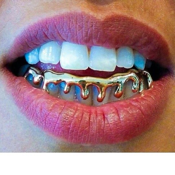 Drip Effect Silver Grillz (Canine to Canine)