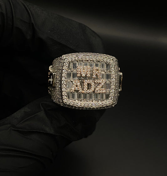 Customisable Chandelier Championship Ring (Passes the Diamond Tester)