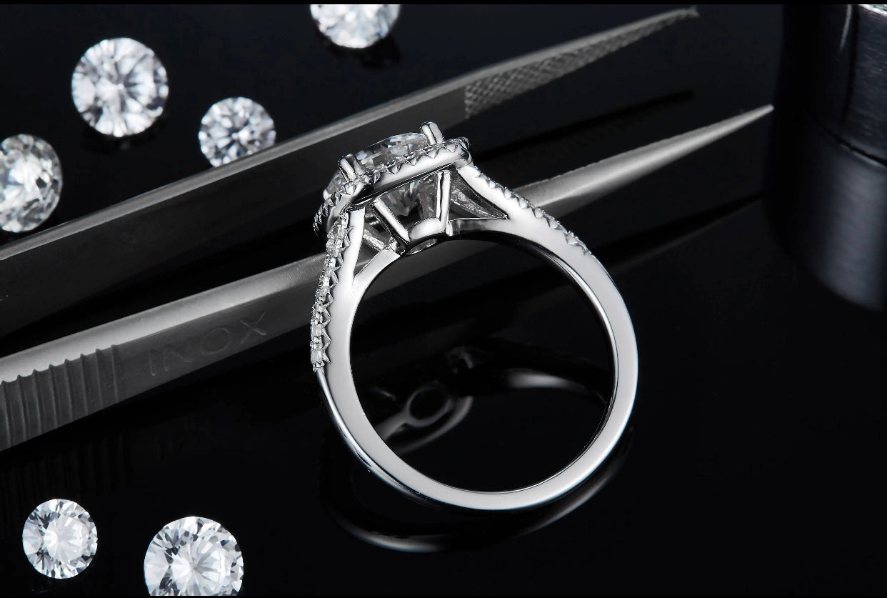 Luster Ring (Passes the Diamond Tester)